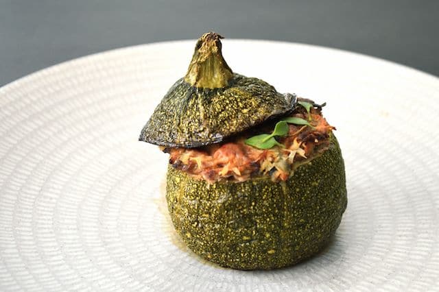 recette de courgette farcie aubergine et Bargkass