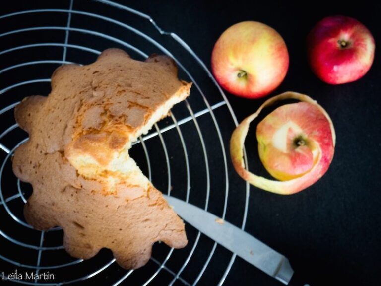 Le gâteau de Tatie Rosette (avec des pommes bio d'Alsace) - je vais