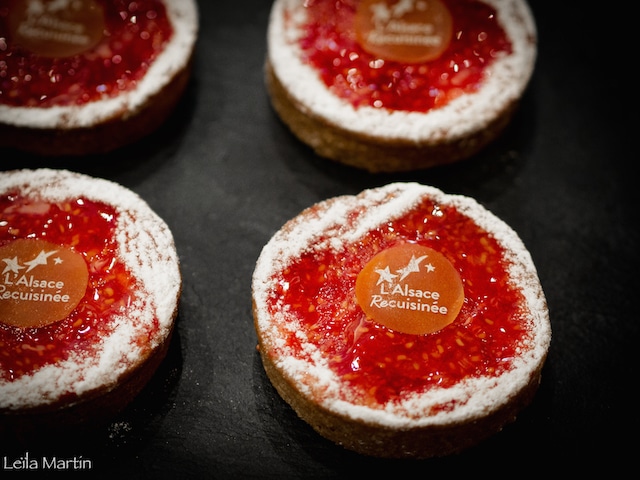 Le "Käs'cake" version alsacienne du cheesecake à base de Munster blanc par Laurent Kieny