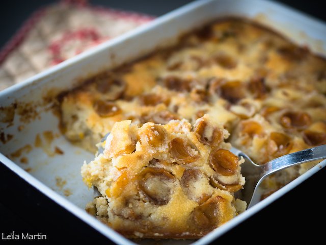 Un clafoutis aux mirabelles