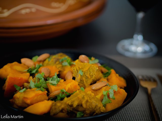 Un Tajine d'agneau au potimarron et miel d'Alsace