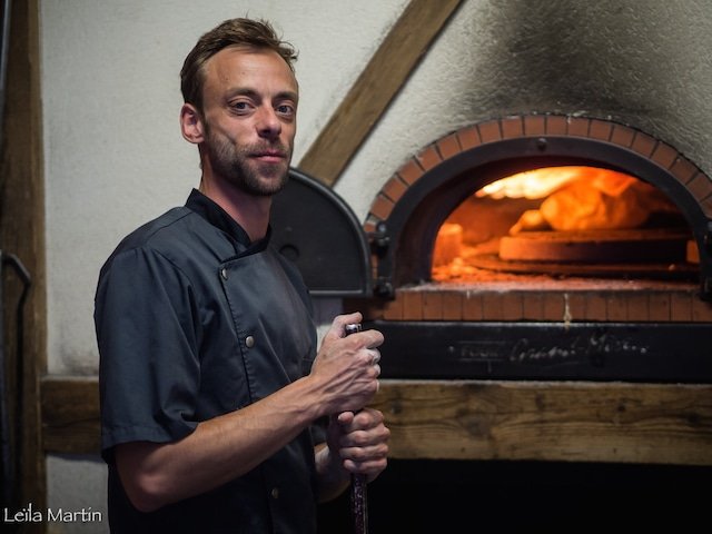 Photo de Julien Roland le chef du Caveau du Gaentzbrinnel à Beinheim en Alsace