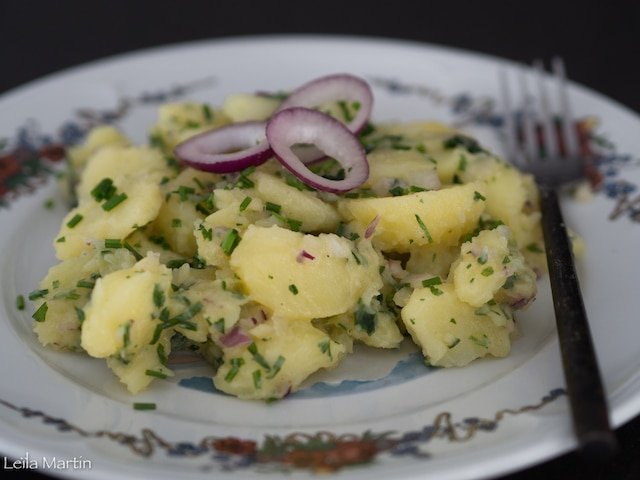 recette de salade de pommes de terre alsacienne