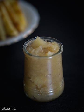 recette de compote de pommes (pour accompagner des Griesknepfle)