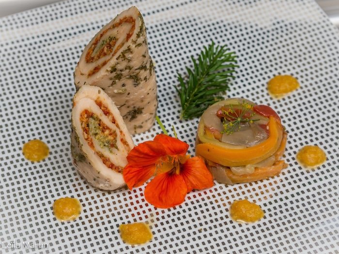 recette de suprême de poulet d'Alsace estival par Didier Scheider