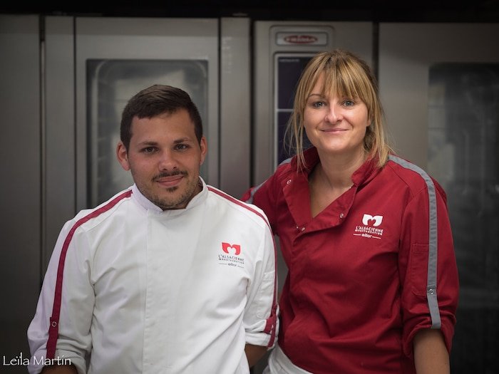 portrait de Nelly Edel (responsable de restaurant) et de Julien Ronneburg (chef de cuisine) à L'Alsacienne de Restauration