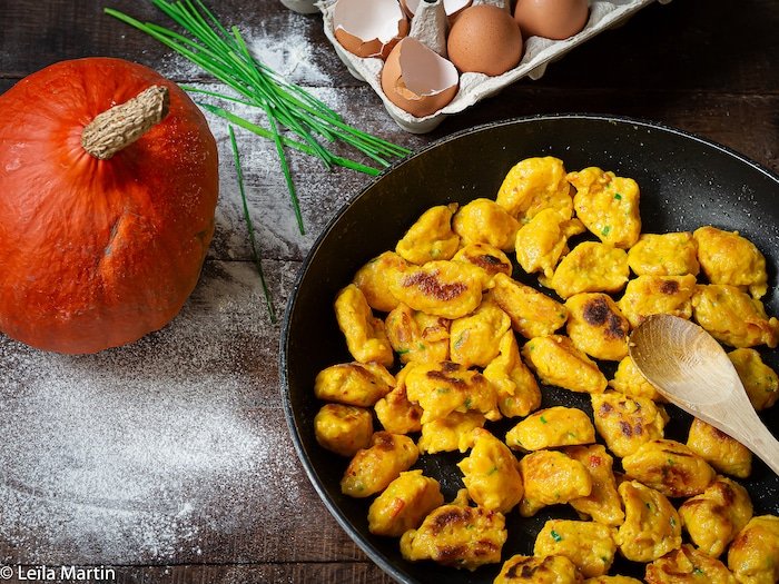 recette de knepfle de potimarron (gnocchi alsaciens)
